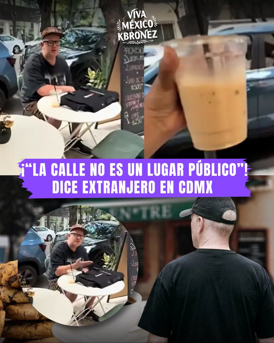 VivaMexKbronez's tweet photo. 🇲🇽😤 ¡SE ARMÓ EN LA ROMA NORTE, RAZA! Un extranjero reclamó a dos mexicanas por platicar y reír en una cafetería de #CDMX. ☕ “Este no es un espacio público”, les dijo. Ellas defendieron su derecho a conversar. 👀 ¿Se pasó o tiene un punto? 
#RomaNorte #Gentrificacion #Viral #VMK https://t.co/4uJpndMVbP