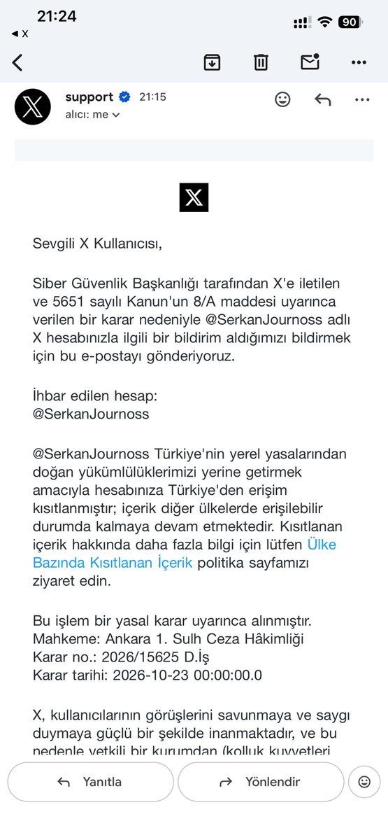 SerkanJournos3's tweet photo. Yeni açtığım hesap birinci ayını doldurmadan malum şahsı (👞)  eleştirdiğim için yine erişime engellendim, yeni hesabım budur takip edip, paylaşıp destek verirseniz sevinirim.

Birleşe birleşe kazanacağız. https://t.co/S4yhez3q3b