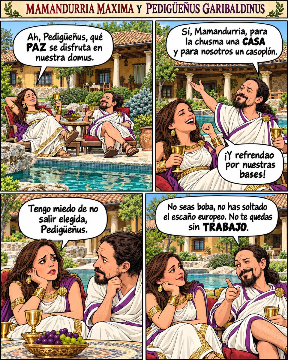 maxpradera's tweet photo. Y mientras tanto, en la domus galaparguiensis... https://t.co/w19j5XHpGd