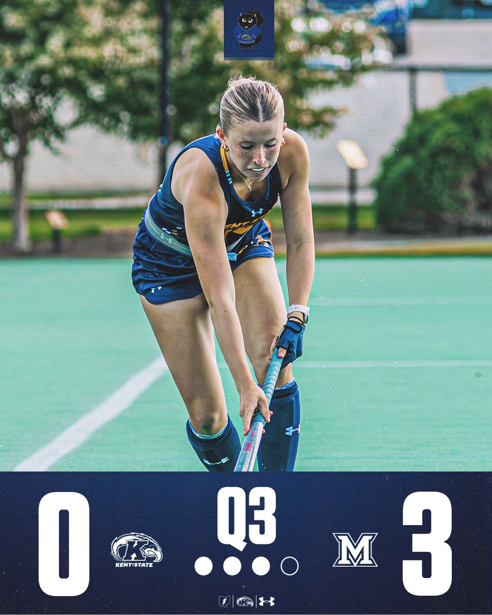 KentStFH's tweet photo. Miami (OH) has scored a goal in each quarter to hold a 3-0 advantage over Kent State heading into the final frame.

#GoFlashes ⚡ https://t.co/wpSwCoAetp