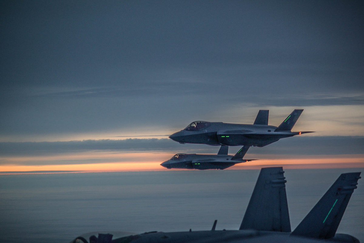 FinnishAirForce's tweet photo. The Finnish Defence Forces' F-35A fighter jets JF-509 and JF-511 arrived at the Lapland Air Wing in Rovaniemi on 23 October at 5:56 pm. This marks the 2nd delivery of new fighter jets to Finland. A total of four 🇫🇮 F-35s have now arrived in Finland.

➡️ https://t.co/JkvImOJkAH https://t.co/A0dt0C7Vc2