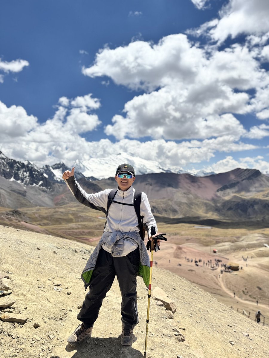 SpringTesla's tweet photo. This is getting scary and I’m not kidding! On Oct 9 I submitted 16,500 feet Mountain of Color (the rainbow mountain) and that day again I saw recent high of $TSLA $387. Once is coincidence, but 4 times in a row, that’s barely a coincidence and I’m not really Superstitious. It seems like each time I summit a tall mountain Tesla sees a decent price hike in all my recent hiking. 
With this token, do I have to summit the Everest Mountain someday? Hiking Whitney and Grand Canyon are considered extremely extraneous for me, Mountain Everest likely is out of my reach. 
Maybe Mount Kilimanjaro next?  5,895 m (19,341 ft) in Tanzania, takes one week to summit. 
Or it is a good excuse to abuse myself?