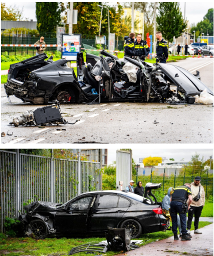 Duitse RS5 ramt BMW in Utrecht