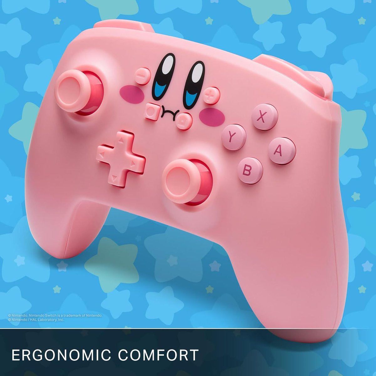 NinWire's tweet photo. PowerA Wireless Controller for Nintendo Switch - Kirby Mouthful down to $31.49 at Amazon. (#ad) https://t.co/zUWrUzaaDO https://t.co/EVVzGA9Zjz