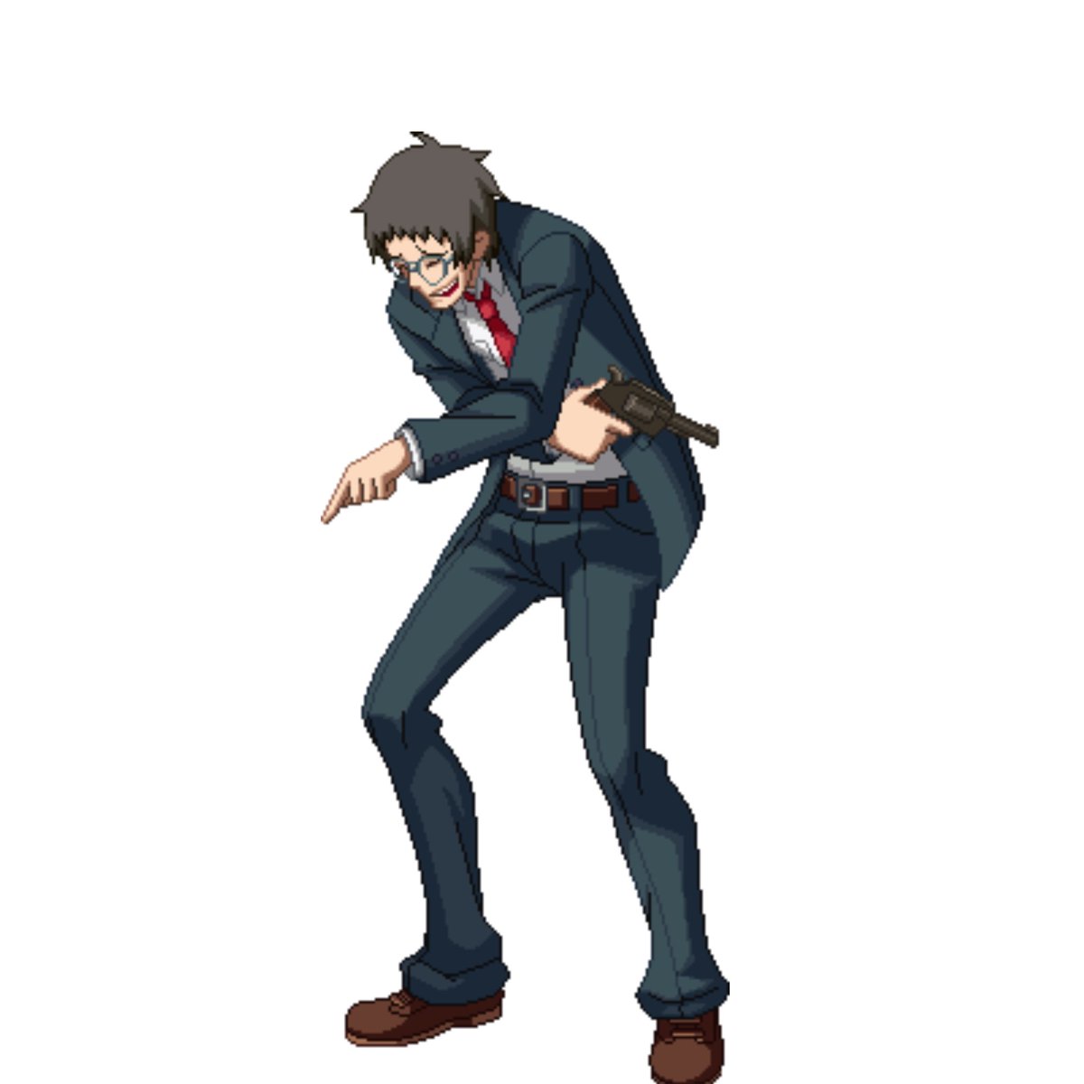 orchidvictim's tweet photo. they cannot convince me adachi is ugly like .. him in glasses .. i like this pathetic man i do https://t.co/tCznpBXvKY