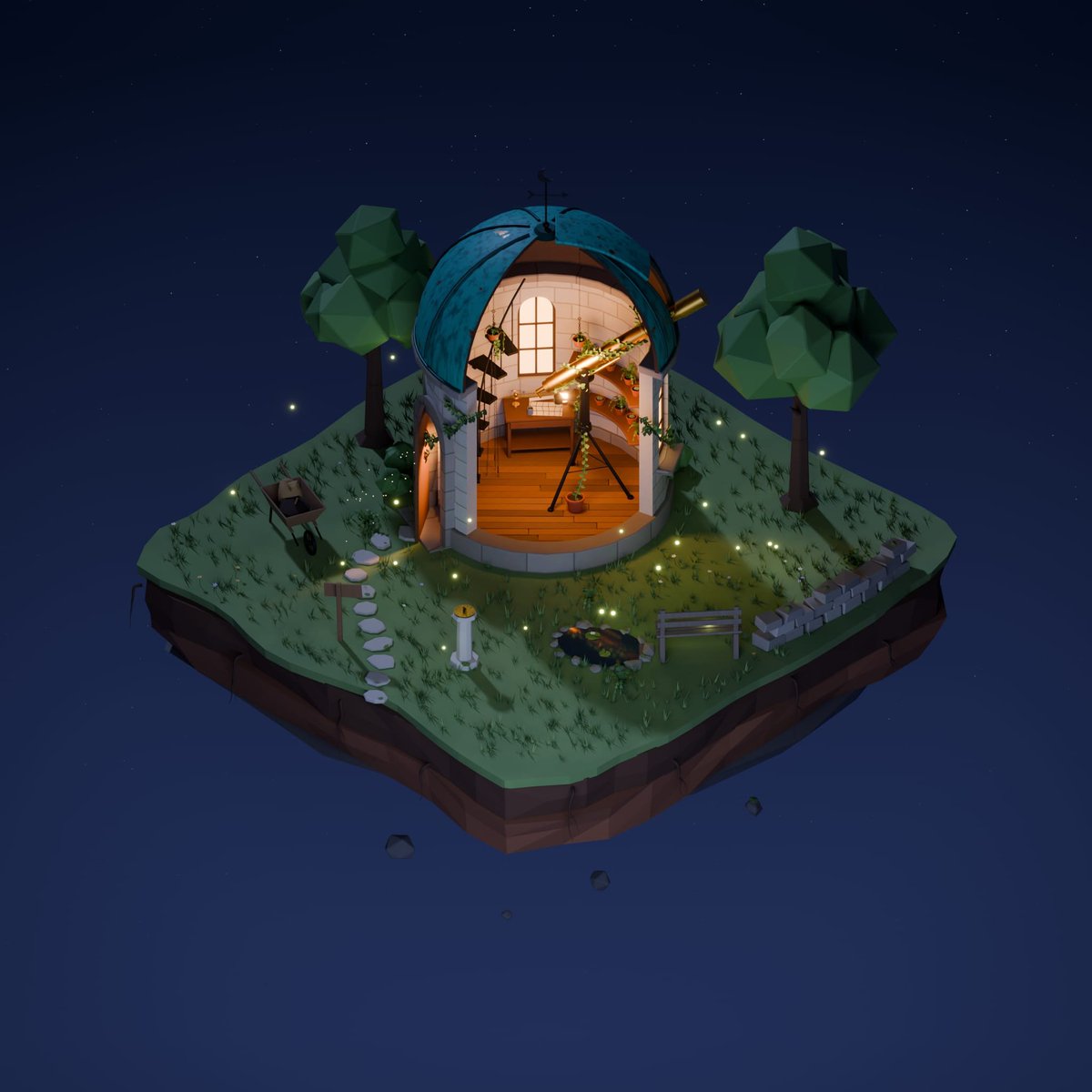 azygod's tweet photo. Opus 5.5 one shotted this in blender. I'll try kimi k3.1 with same prompt soon https://t.co/EsIOoU6eTK