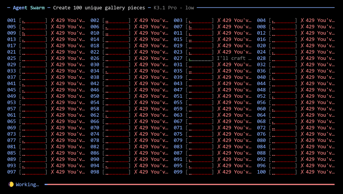 MiaAI_lab's tweet photo. absolutely disgusting and shameful usage limits on Kimi K3.1 Pro. My 5-hour limit was DONE after exactly 1 min into the prompt, and nothing was built!

not only has it not improved, it's actually a lot worse than before. this is the WORST subscription of them all 👎 https://t.co/Q1QxPdvHgZ