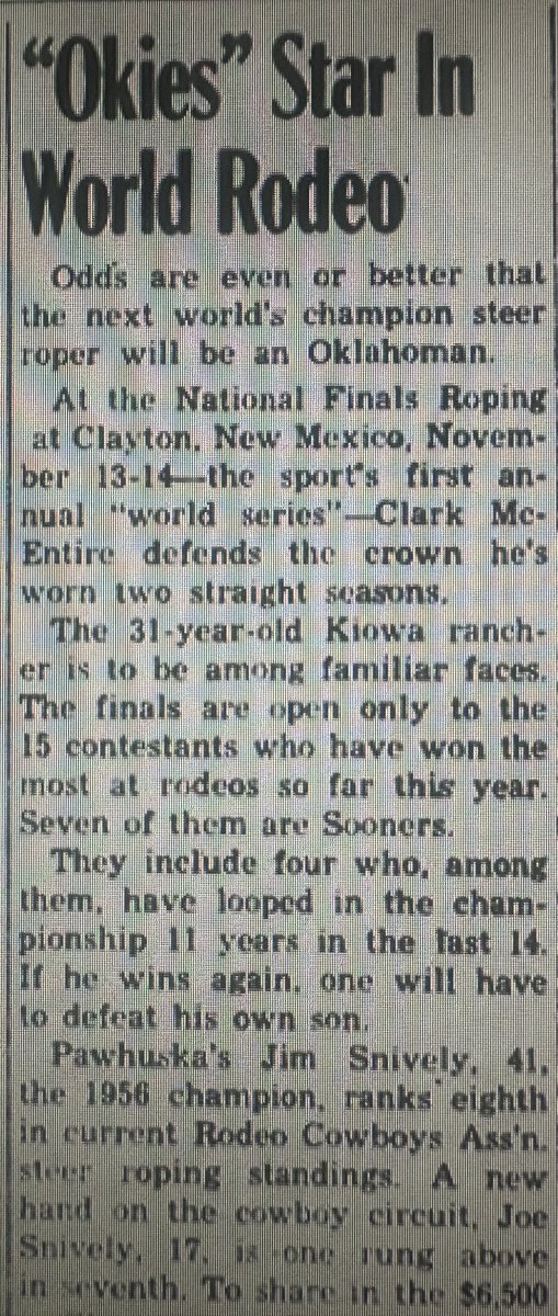 Thomas91H's tweet photo. @CobraineyMedia @mass_ave A newspaper from OKC in 1959 using Okies, Oklahomans, and Sooners. Sooners was most likely older and Okie took some time to rehabilitate, but in my experience people always referred to themselves as Oklahomans or Okies. https://t.co/X25p8jGeIN