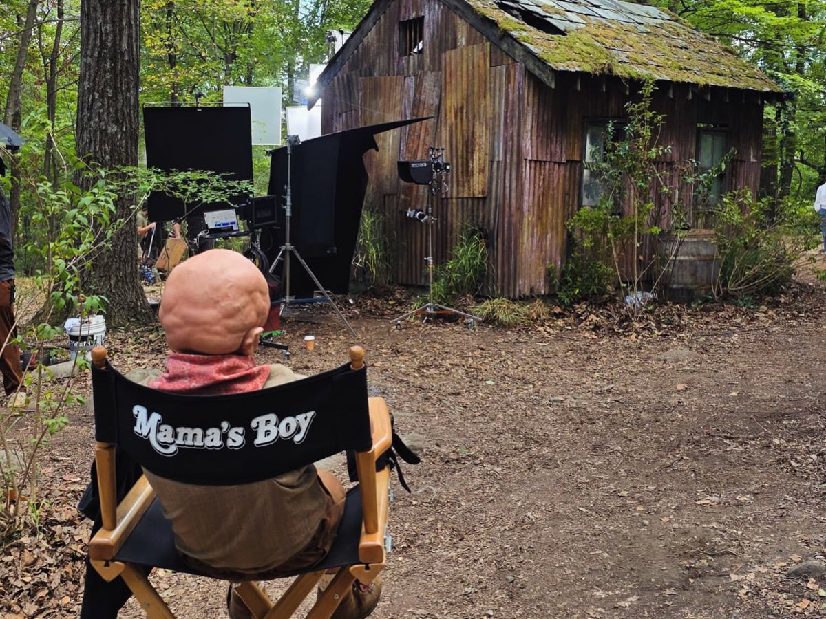 A24's tweet photo. Happy Friday from the set of Crystal Lake with Jason, and Jason, and Jason. https://t.co/D7hRjl66VL