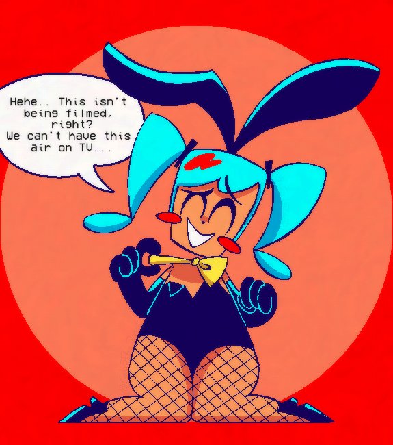 CubeThe2nd's tweet photo. Bunnysuit Static Miku 📺
#FlavorFoley_FA https://t.co/NzlaaxZeVr