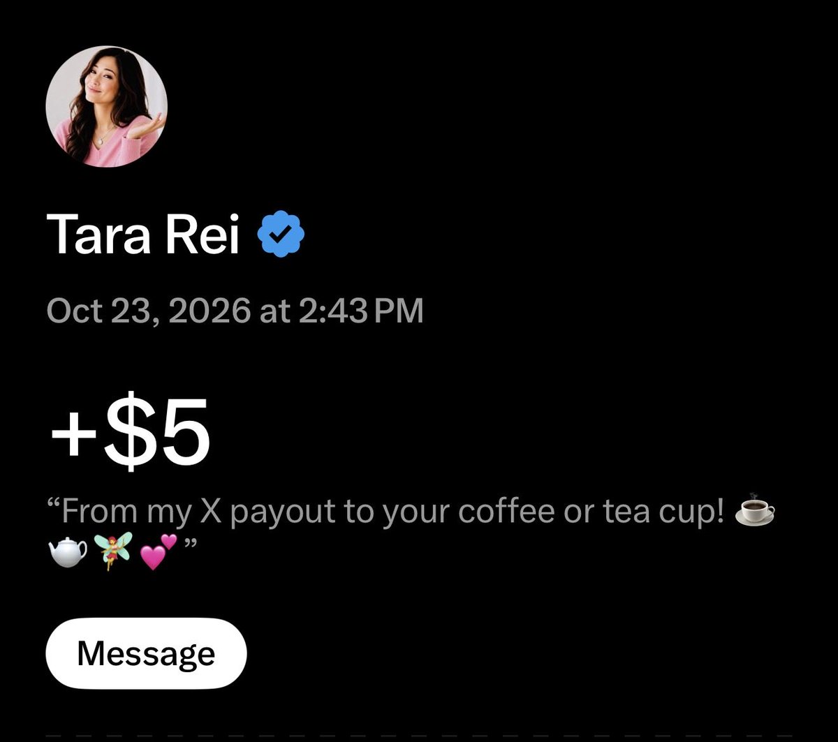 PugWild30's tweet photo. Thank you! @Divine_Sass You have no idea how much I appreciate you fairy queen 🧚 🩷 x Money tips are so surprising and fun!! https://t.co/SD3iKpMjhy