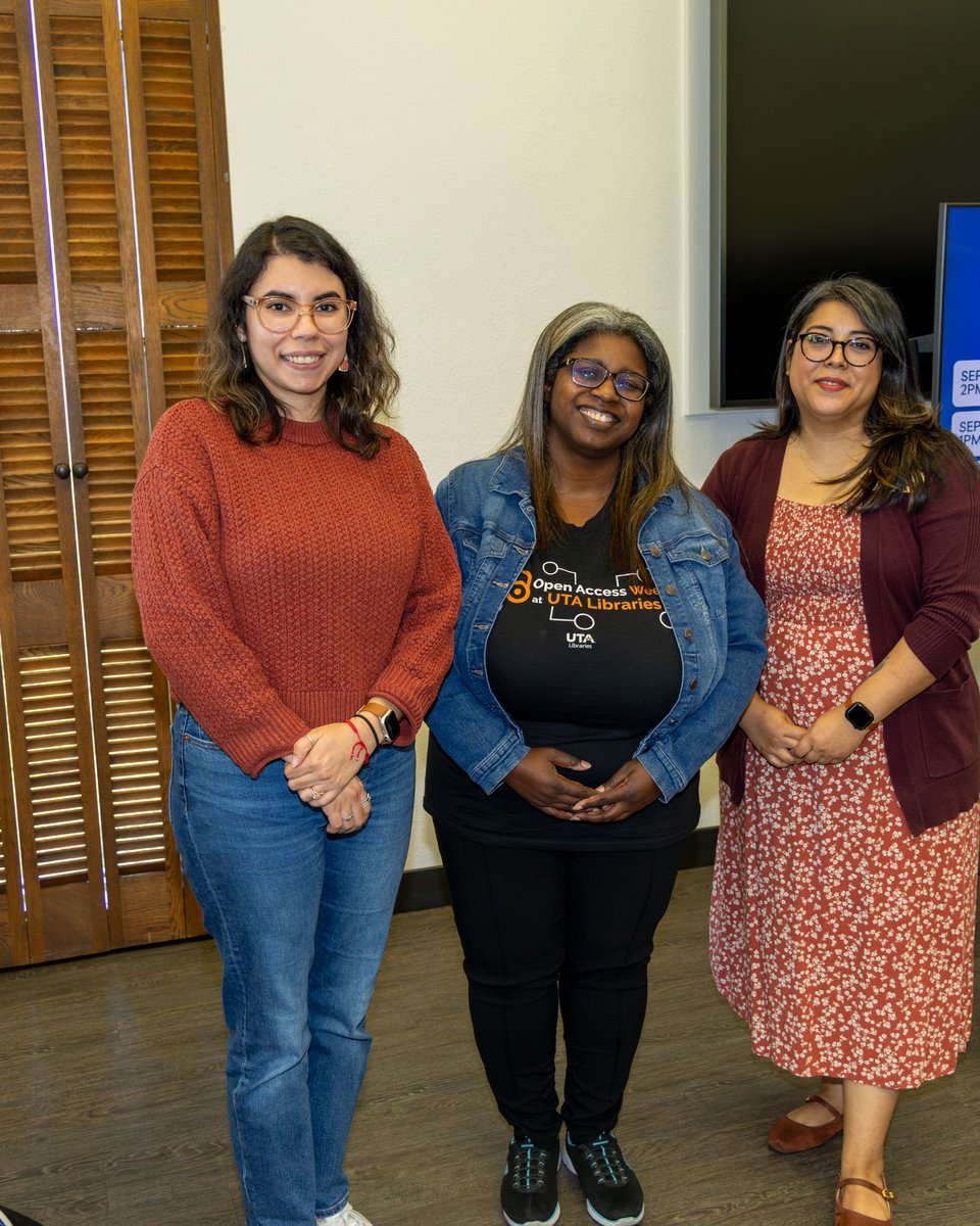 utalibraries's tweet photo. Thank you to everyone who joined UTA Libraries for Open Access Week! And a special thanks to our staff who helped make it happen. We wrapped up Thursday with a conversation about open-access publishing agreements and helping UTA research reach a wider audience. https://t.co/v7v6PLOoYm