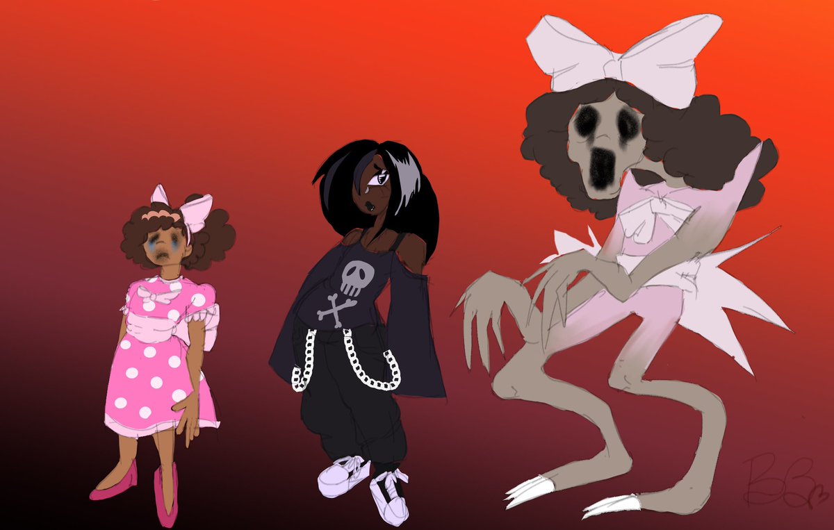 thedawg3_'s tweet photo. Got halloween song uploads in store for soon. In the meantime, I have refs of characters in two different songs. https://t.co/Sdr06L0pfn