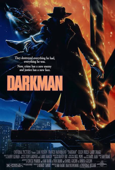 Jameshurle12's tweet photo. @LadyAliBooks Dark man is a Sam raimi movie were a scientist is disfigured by mobsters so he gets revenge it has Liam neeson https://t.co/uvBsC84pNq