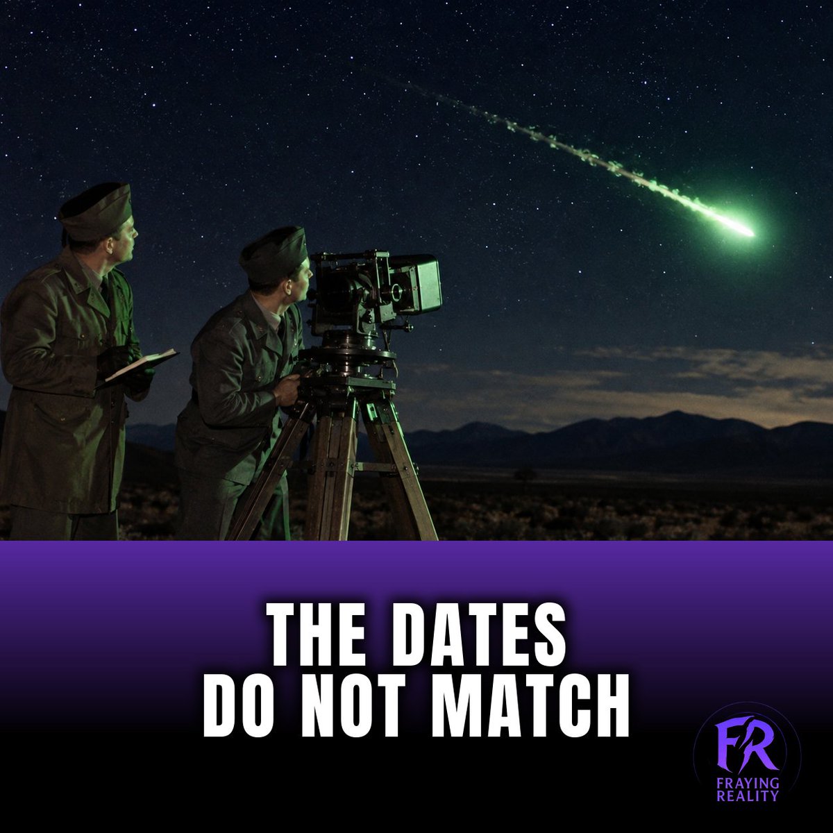 alien_crypto's tweet photo. 🌠📷 In the skies above New Mexico, bright green fireballs unsettled witnesses near military and scientific installations in the late 1940s. The Air Force launched Project Twinkle to photograph and measure the strange lights. Decades later, its own records raise a question about how that investigation has been described.

In its 2024 historical report, the Pentagon's All-domain Anomaly Resolution Office, known as AARO, labels Project Twinkle as running from roughly summer 1949 to summer 1950. But the original Air Force final report describes a camera-watch contract starting April 1, 1950, and being extended through March 31, 1951. It also records follow-up inquiries made in August 1951.

Those dates are not necessarily the same kind of milestone. One describes AARO's broad project timeline; the others document specific operations and later inquiries. Still, they raise a fair question about whether the modern summary leaves out part of the historical record.

The original investigators struggled to capture usable measurements. Their final assessment did not identify anything extraterrestrial, and they recommended against further dedicated spending. But the files show how long the Air Force kept pursuing an answer.

When a government agency reviews its own UFO history, how precise should its account be?

#frayingreality #ProjectTwinkle #UFOHistory #AARO