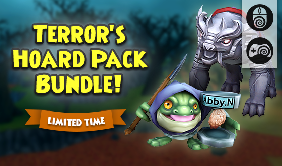 Wizard101's tweet photo. What’s your fortune? 🔮

Now through October 25th, the Terror's Hoard Pack Bundle is now in the PC and Console Crown Shop and gives you 12 Terror's Hoard Packs for the price of 10! Don't miss out! https://t.co/m3n51GV7qL #Wizard101 https://t.co/J6RfM2nYoG
