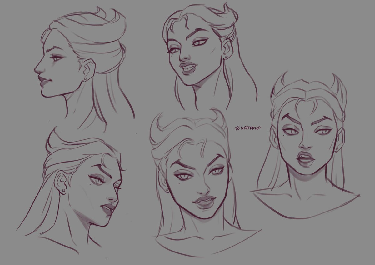 ueffedup's tweet photo. Evelynn made me pick up a damn pencil again #KDA #KDAEvelynn 

Just some studies so I can draw brainrot soon https://t.co/cwukQkZSHc
