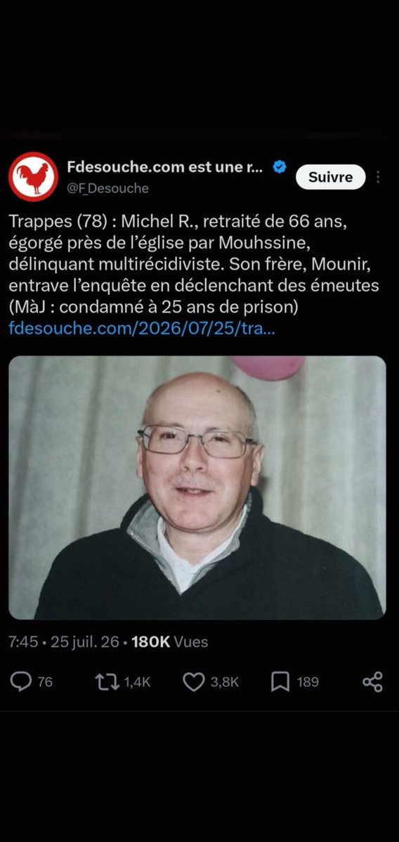 antiheloquittex's tweet photo. @Portes_Thomas L’article parlait du prêtre tué à Trappes par un islamiste. Chez LFI, vous mélangez tout et le RN reste votre obsession ! Remettez de l’ordre dans vos idées et répondez sur le fond ! https://t.co/NyOtk7llAF