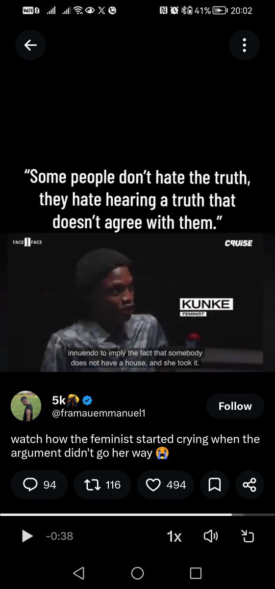 iam_olalekan06's tweet photo. @framauemmanuel1 But honestly this guy is even worse than the lady. Wtf did I just hear him say? https://t.co/RDyr4Hg0Cu