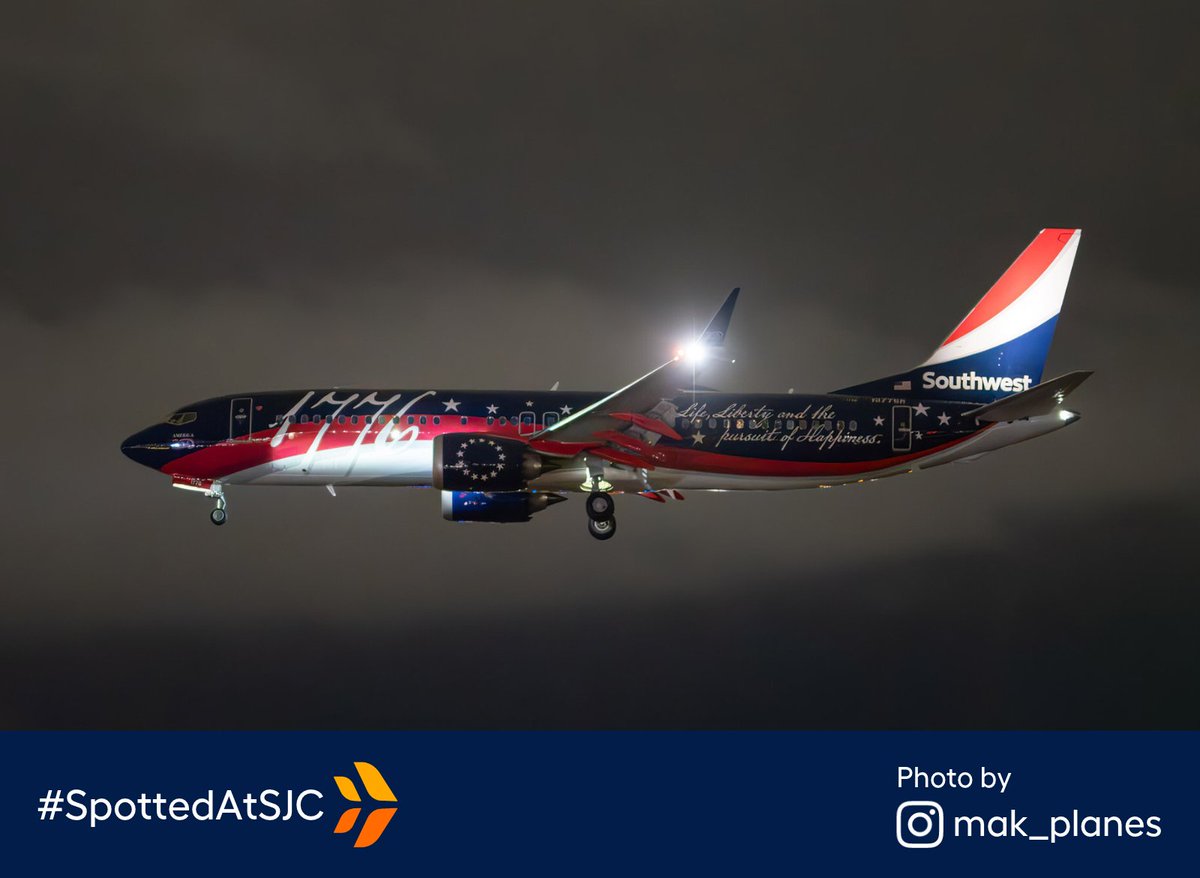 FlySJC's tweet photo. Here's a new planespotter post, as a treat 🙂‍↕️ #SpottedAtSJC https://t.co/PX73dR4Sv5