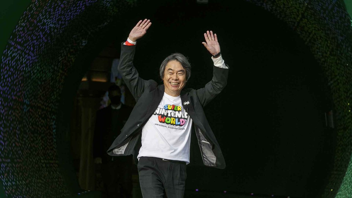 NinWire's tweet photo. Miyamoto said that he's involved in multiple projects, and he might "try making something like a game again." 

https://t.co/cSdNKpqiBZ https://t.co/6a0bvc1hcU