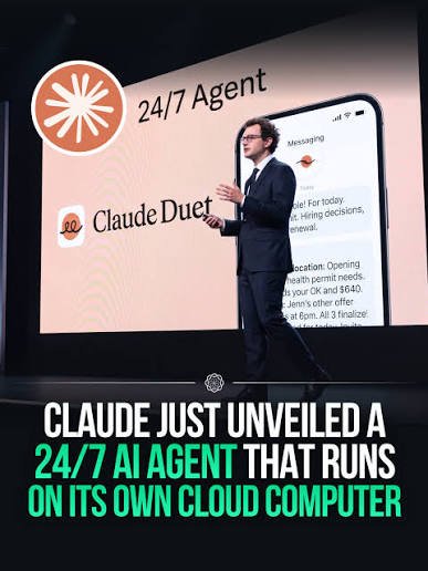 buildwithAnujSv's tweet photo. Breaking: Anthropic just announced Claude Duet 👀

An AI that works proactively: prepares meeting decks, understands your work context, and sends morning dashboards without you prompting it.

We're moving from AI that answers questions to AI that takes initiative. https://t.co/Jjy7aUVkso