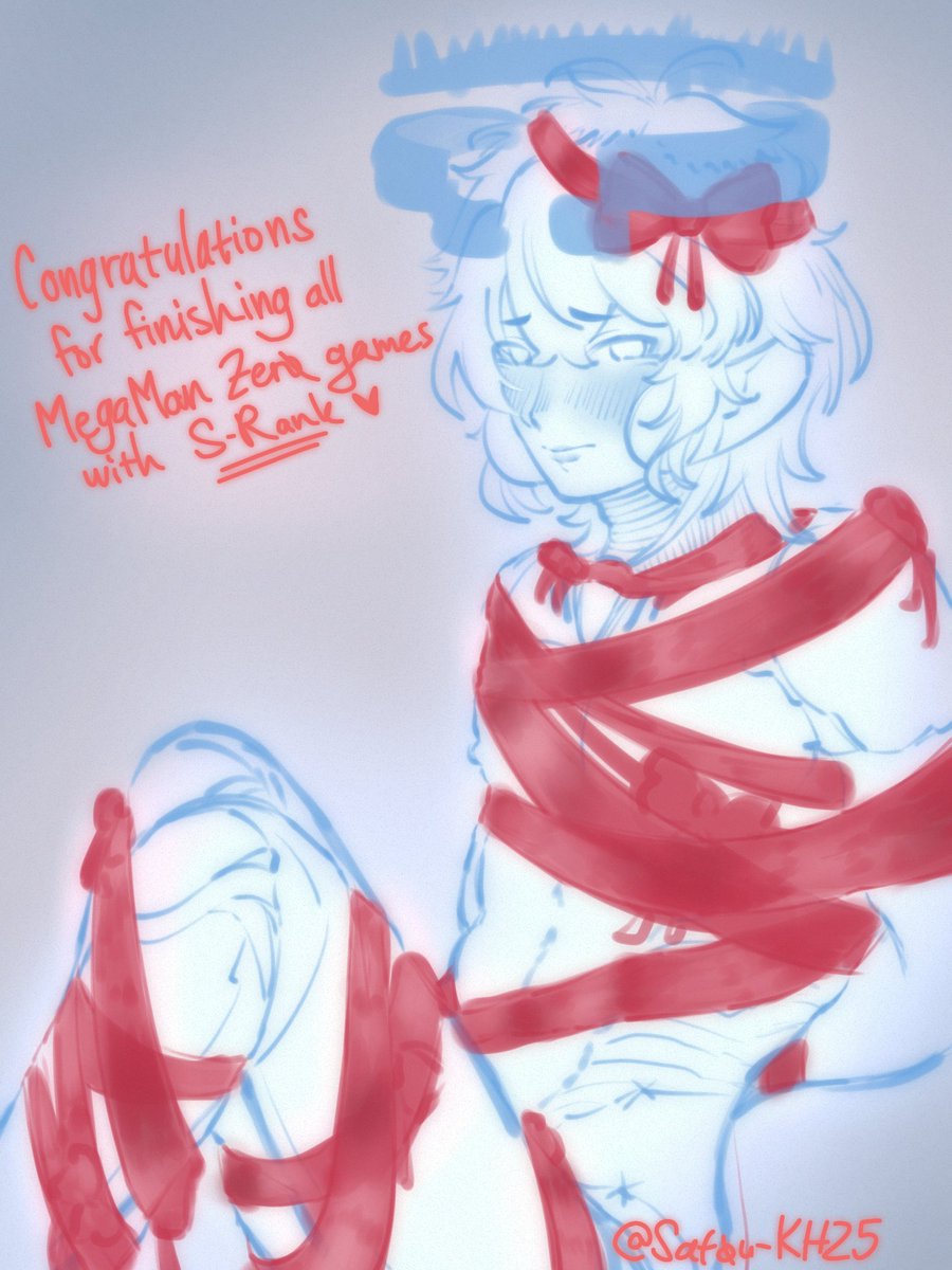 Satou_KHZ5's tweet photo. Yet another suggestive solo Cyber Elf X + ribbons π¦π (can also be read as π₯π¦ because π) #zerox(?????!?!?!) https://t.co/LFpSUJRplg