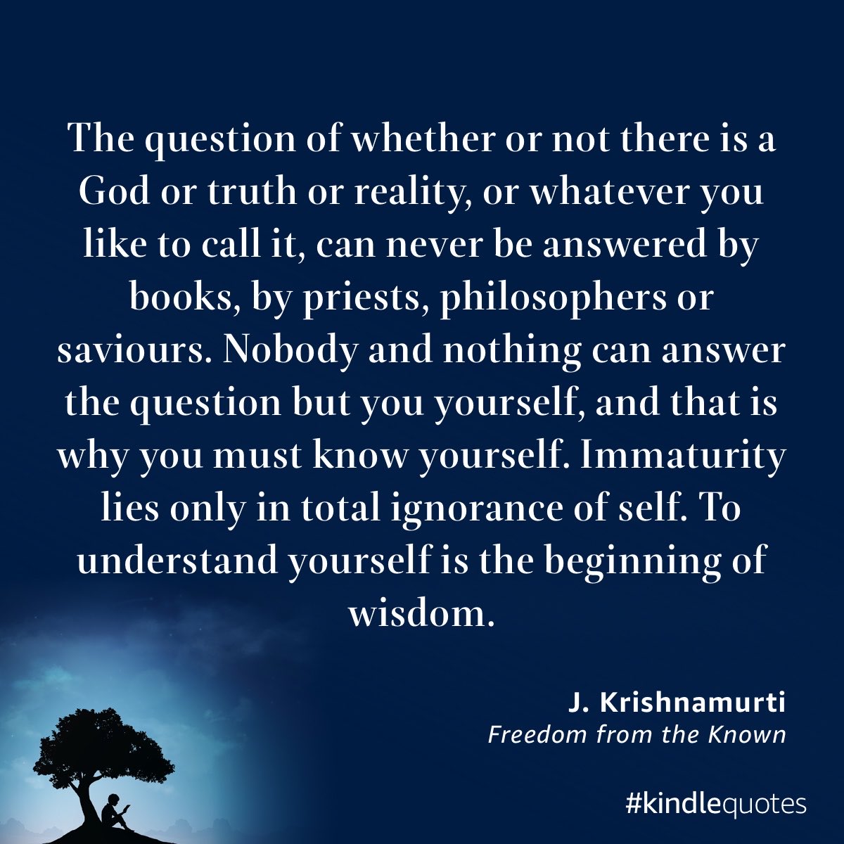 KaushilCharpot1's tweet photo. #kindlequotes
#JKrishnamurthy https://t.co/RKTEEyxzLJ