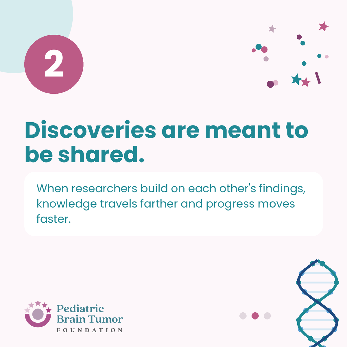 PBTF's tweet photo. 3 things changing the future of brain tumor research 🔬
1️⃣ We're changing how research gets funded
2️⃣ Discoveries are meant to be shared
3️⃣ Your gift helps keep it moving
Fuel this new era: https://t.co/FFNn2kXSRW https://t.co/JDcbCsKjB7