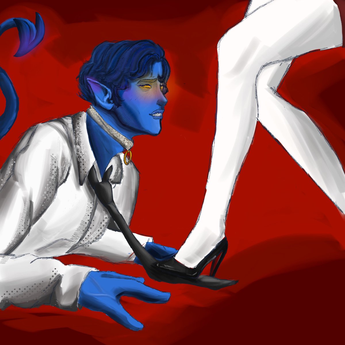 urfxvbxnny's tweet photo. Yummy

#kurtwagner #Xmen #Xmenfanart #art #kitty https://t.co/jxlPs8t6b8