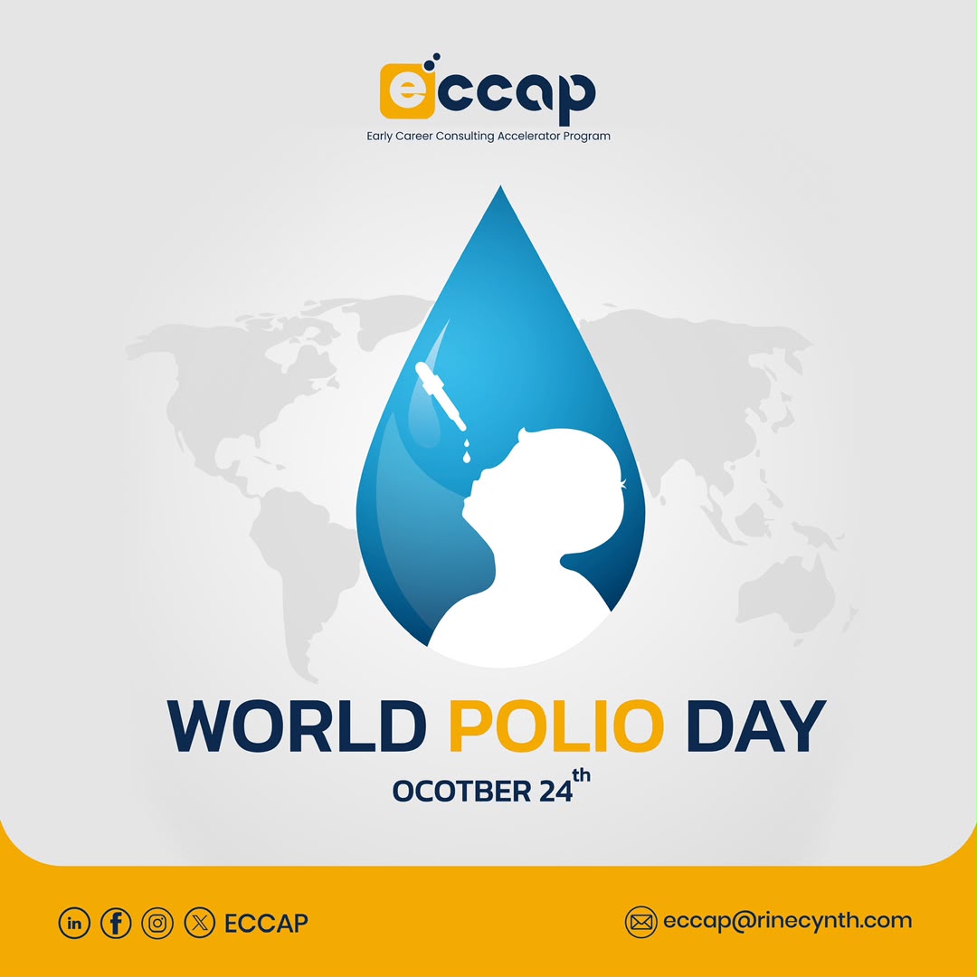 eccaprca's tweet photo. ECCAP joins the world in marking progress toward a polio-free future

Just as consulting drives lasting impact, ending polio shows what expertise, innovation &amp; collaboration can achieve

We salute all health workers &amp; volunteers protecting children
#WorldPolioDay #EndPolio #ECCAP https://t.co/adUTk76Amz