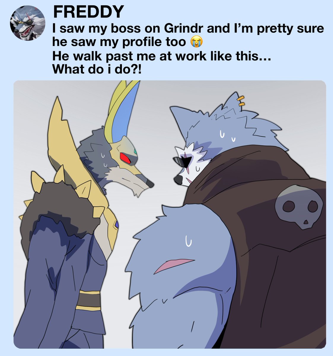 ItsJustar's tweet photo. Yaoi manhwas be like
#dislyte #dislytefanart https://t.co/5Ip56rLSog