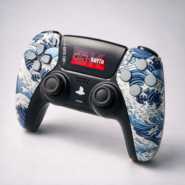 CinchJake's tweet photo. We put a screen in the dual sense controller. @CinchGaming https://t.co/db7ZHs9QDQ