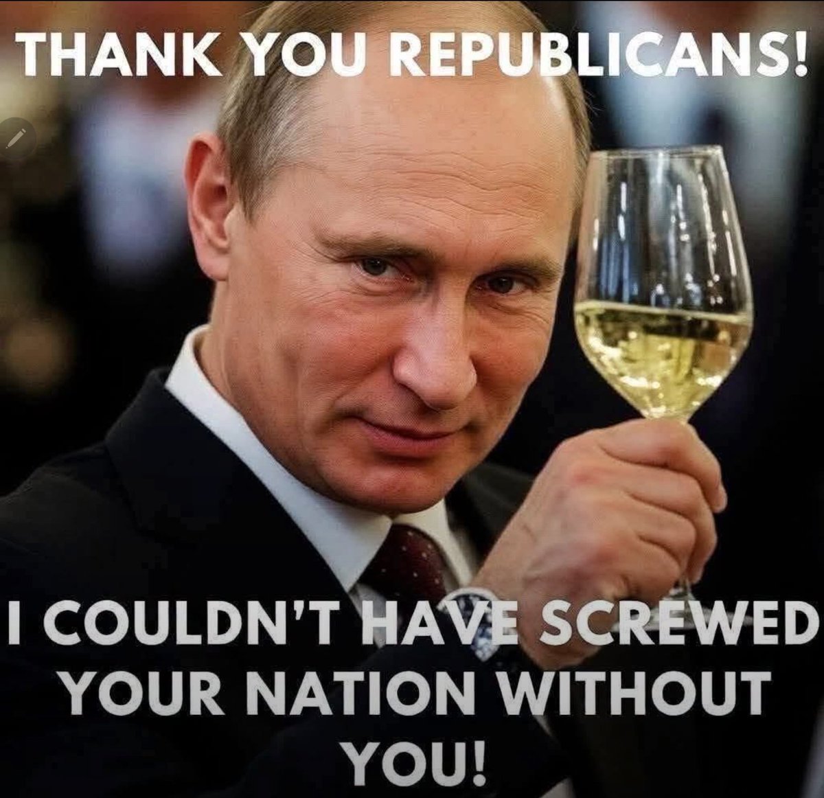 HelgaVorraber's tweet photo. @StevenCheung47 @FLOTUS @MELANIATRUMP Oh yes, for sure she threatened Putin https://t.co/8sxnhGGQo4