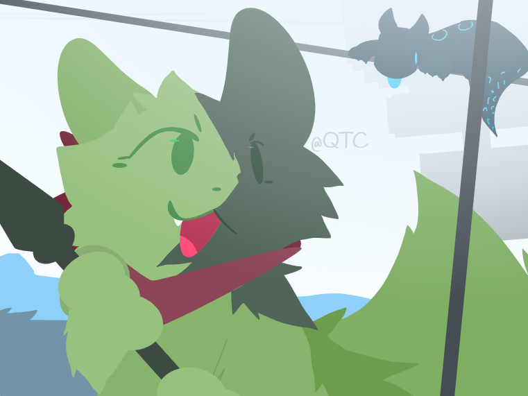 QuasarTcat's tweet photo. Gift for my friend @RobdaVerdant !!~ https://t.co/E1lLIBDEso