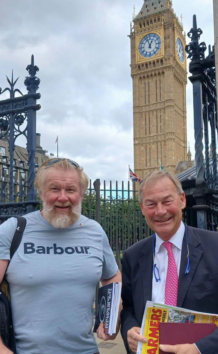_SaveBritain's tweet photo. Rupert Lowe MP
"Catching up with Tommy Macpherson, Scottish Restore Britain councillor, in Westminster. The Scots are backing us in huge numbers. They don’t take any shite up there!!" https://t.co/MQhP3CNHgg