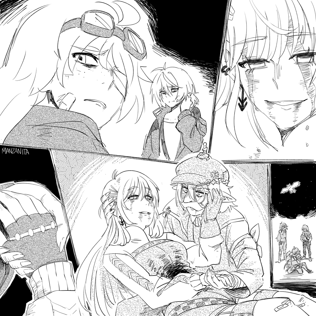 CrManzana's tweet photo. And finally... If we reach at least 150% of the goal, we will hold a prize draw among all those who have made donations a 4 page B&amp;W comic/manga drawn by me ✍️🦝
(the winner gets to choose the theme and script) https://t.co/uXF7HxcpD7