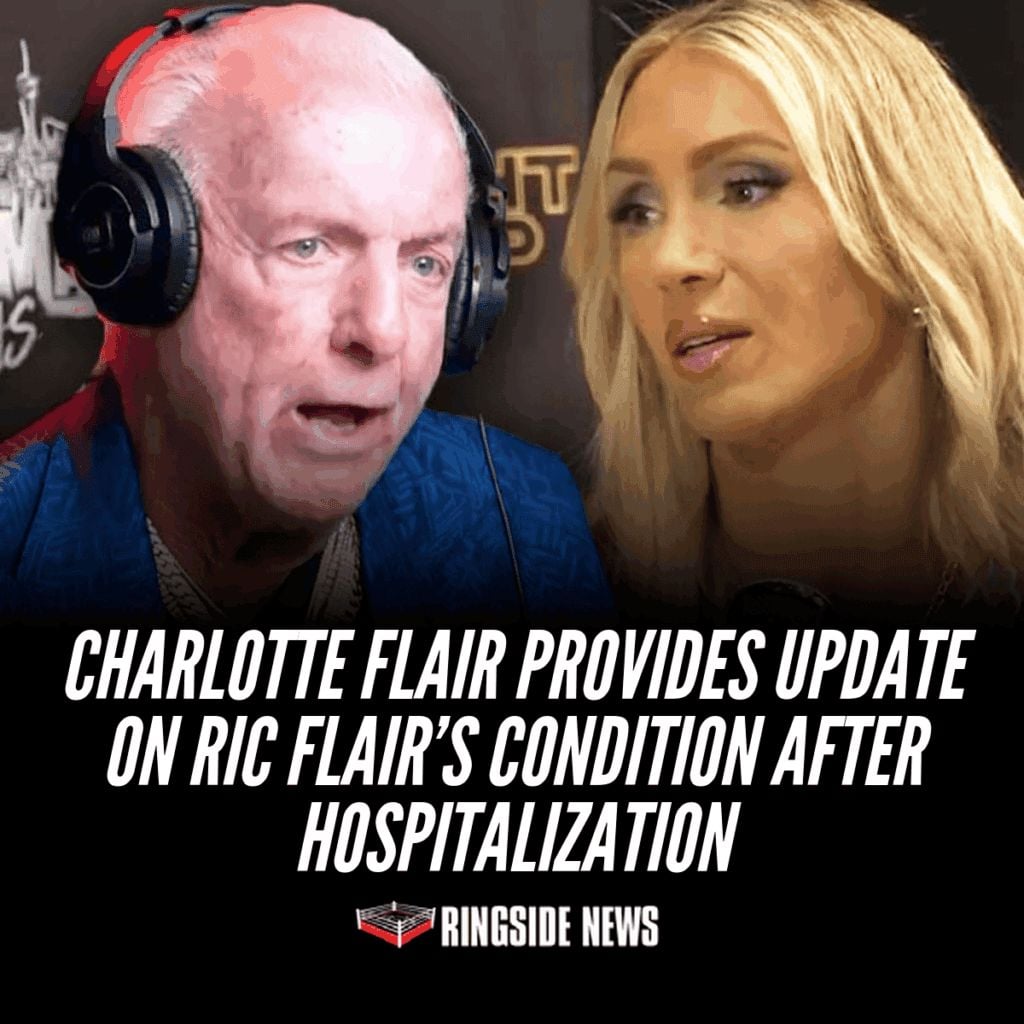 PWStream's tweet photo. Charlotte Flair Provides Update on Ric Flair's Condition After Hospitalization https://t.co/ysaAaRzH7n https://t.co/r7OAIgiPiU
