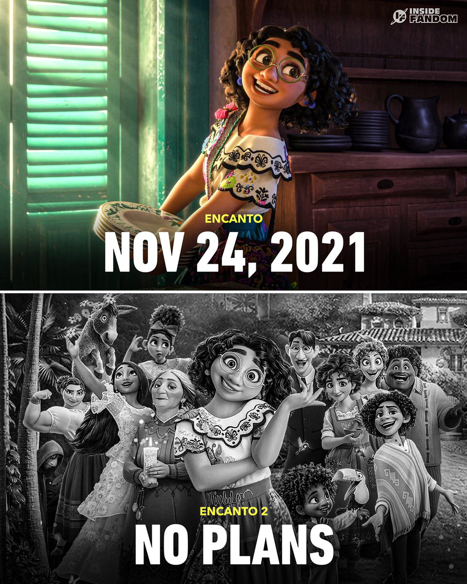 InsideFandom's tweet photo. Disney has no plans to make ‘ENCANTO 2’.

(via: TheDirect) https://t.co/vFXzJWMndu