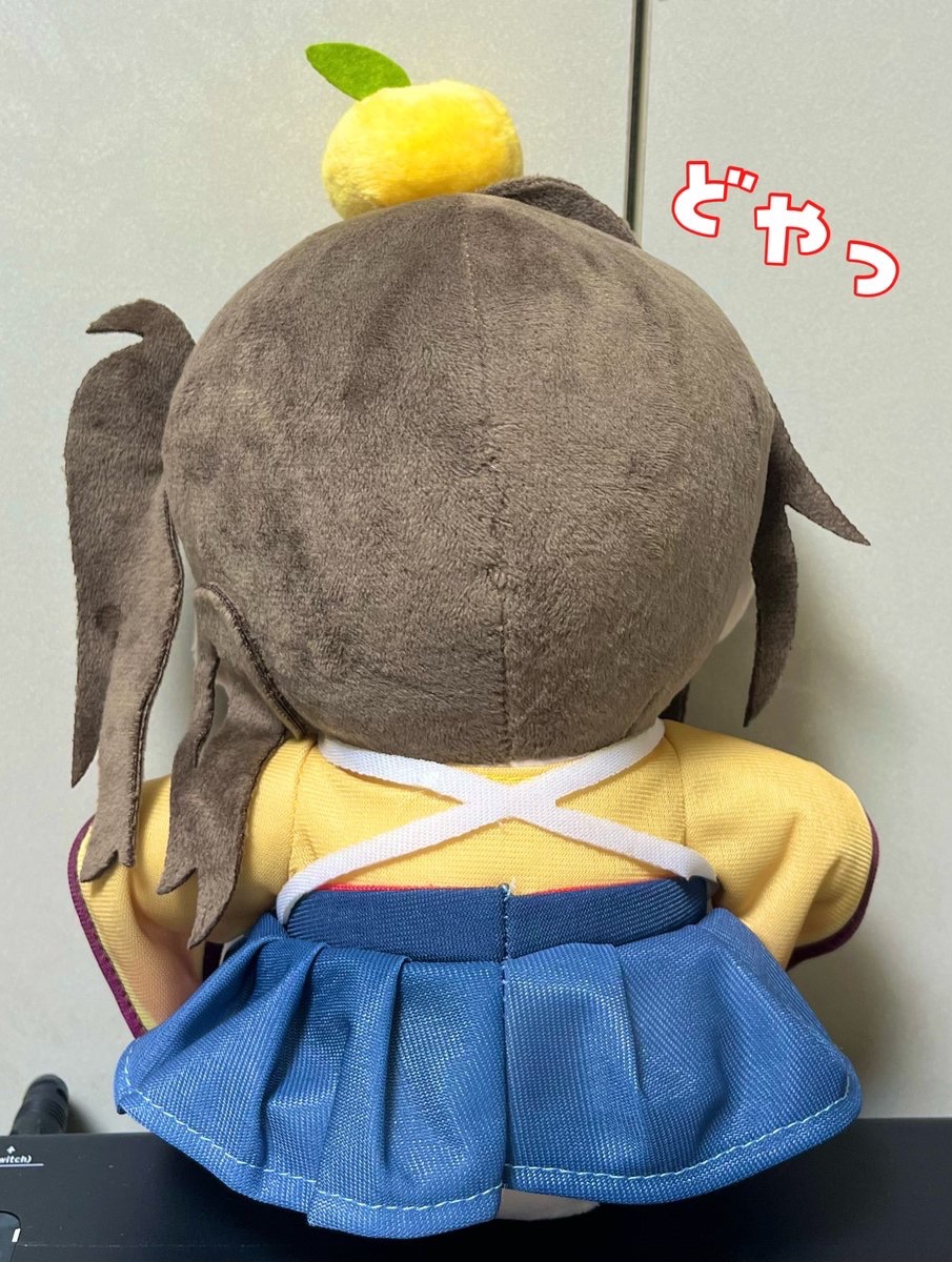 mikannovocal's tweet photo. みかん先生ぬい終了まであと1日！
おでかけやお家で癒してくれます
太子町へも連れて行ってほしいそうです🤭
背中で語るみかぬい🧐🧸🍊
お迎えしてやってください✨
↓ https://t.co/DRUg6XDnoy https://t.co/KQoNdFqtt2