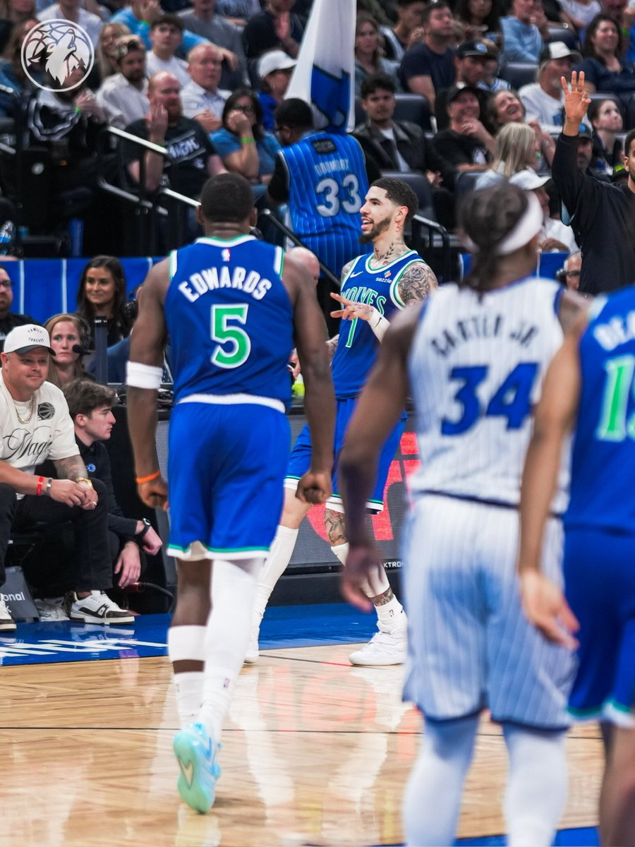 Timberwolves's tweet photo. this duo’s fun man 🤧 https://t.co/dWOFjP4y5m