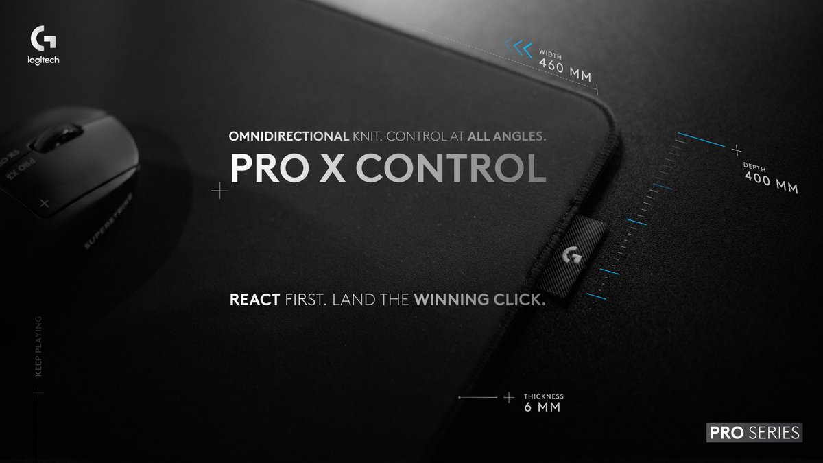 LogitechG's tweet photo. Control starts with a strong base.

PRO X CONTROL. https://t.co/jwvYb52bxP