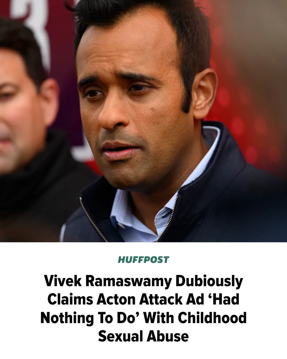 HuffPost's tweet photo. In one exchange, Ramaswamy claimed, “Politics, sometimes, it’s a tough sport,” and said the goal is to “point out where you think your opponents are flawed.” https://t.co/oX8DF5SwTr