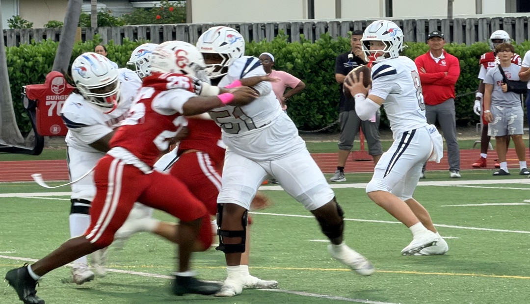 LawrenceBl83397's tweet photo. Brady Quinn’s Three TD Passes Leads Chaminade-Madonna Over Cardinal Gibbons, 41-6. https://t.co/sX28SZXK5Z @HowardHepburn @BCPSDirector @BCAA_Sports @Nadeboyz @QBQuinn2 @FootballGibbons @cghschiefs @cghsfl @Redskins32 https://t.co/wngIbrz7xf