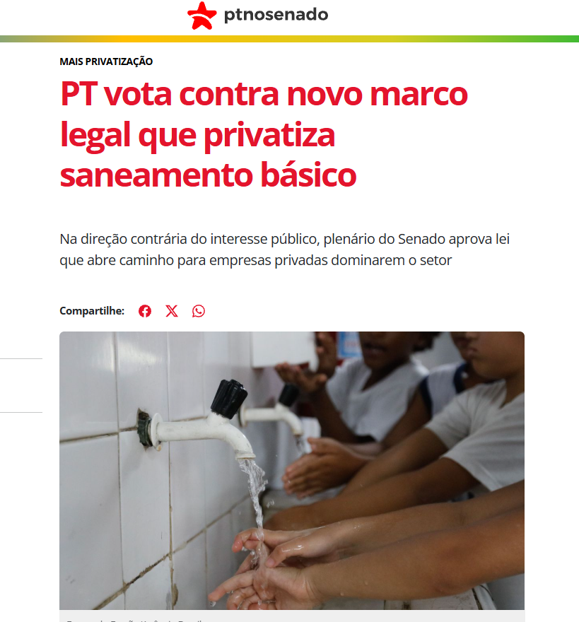 pauloap's tweet photo. O PT VOTOU CONTRA O MARCO DO SANEAMENTO BÁSICO

fonte? site do proprio PT

https://t.co/oeglIN4Jax https://t.co/Kx7I174YGN