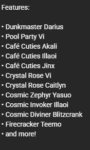 JumaraloHexCore's tweet photo. The YouTube trailer description for 2XKO skins confirms that the Yasuo skin is the same one from Legends of Runeterra (Cosmic Zephyr Yasuo) and that the Blitzcrank skin is named Cosmic Diviner Blitzcrank. https://t.co/KQXtRo7yQx
