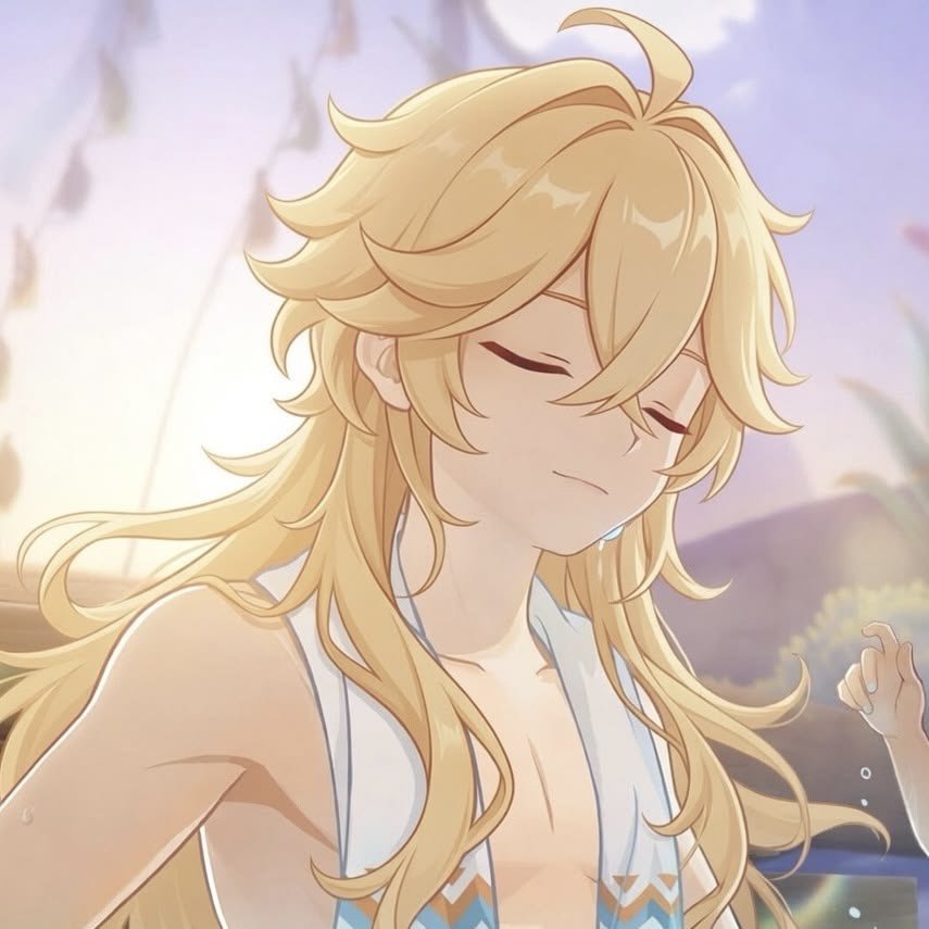 viatwinss's tweet photo. hair down #Aether 

#GenshinImpactㅤ https://t.co/Y1zD6I1S3d
