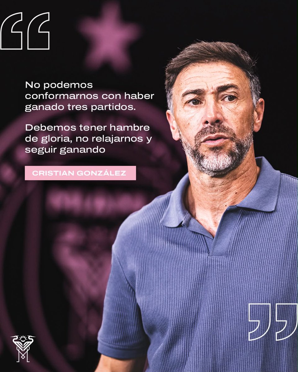 InterMiamiCF's tweet photo. Vamos por más. 🩷🖤 https://t.co/g4wrWn9tcY