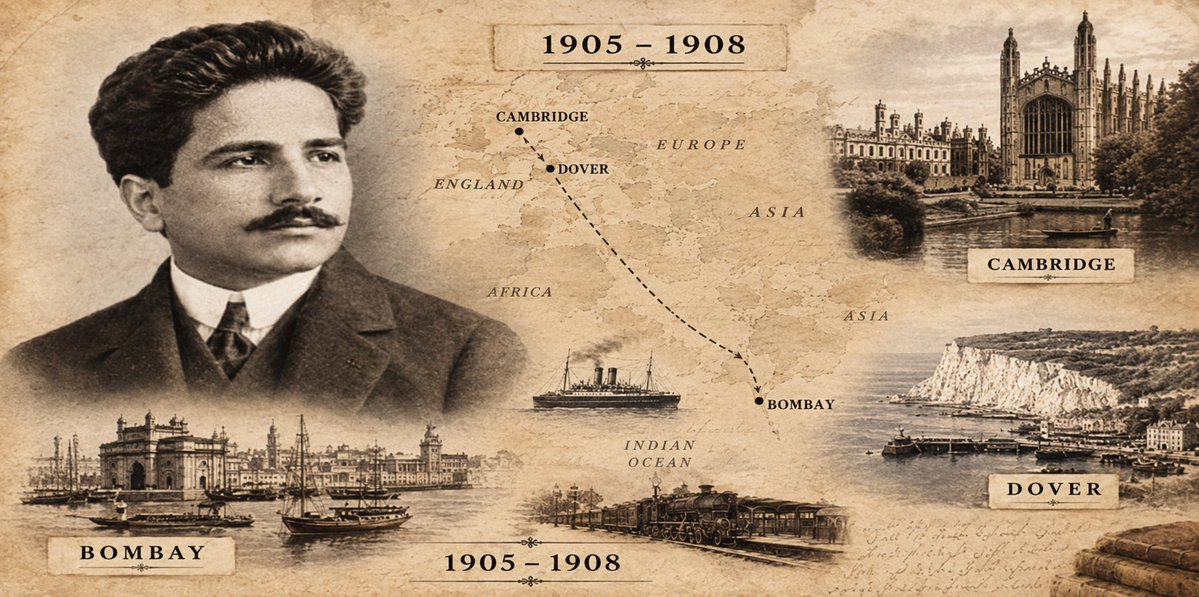 PakinIran's tweet photo. In 1905, Allama Muhammad Iqbal travelled to Europe to pursue higher studies, beginning a transformative chapter in his intellectual journey. He studied philosophy at the University of Cambridge and law at Lincoln’s Inn, London. His exposure to Western philosophy and political thought broadened his intellectual horizons and helped shape his ideas on selfhood, spirituality and the revival of the Muslim world.
Artwork Credits: Aslam Kamal
@AllamaIqbal @IqbalPoetry_ @AllamaIqbal2 @DrAllamaIqbal 
#Iqbal #AllamaIqbal #IqbalInEurope #IqbalThroughTheYears
در سال ۱۹۰۵، علامه محمد اقبال برای ادامهٔ تحصیلات عالی راهی اروپا شد و بدین‌ترتیب، فصل تازه و تحول‌آفرینی در مسیر فکری و علمی او آغاز گردید. وی در دانشگاه کمبریج به تحصیل فلسفه پرداخت و در لینکلن این، لندن، در رشتهٔ حقوق تحصیل کرد. آشنایی او با فلسفه و اندیشهٔ سیاسی غرب، افق‌های فکری‌اش را گسترش داد و در شکل‌گیری دیدگاه‌های او دربارهٔ خودی، معنویت و احیای جهان اسلام نقش بسزایی ایفا کرد.
اعتبار اثر هنری: اسلم کمال
#اقبال #علامه_اقبال #اقبال_در_اروپا #اقبال_در_گذر_سال‌ها