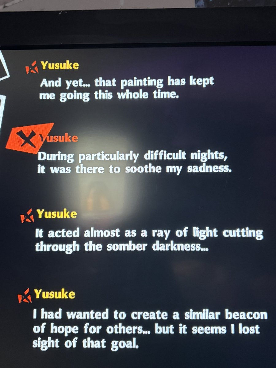 theangelseyess's tweet photo. when im at the func and they start talking about the sayuri being an inspiration and ray of hope for yusuke in the midst of his abusive situation and learning after hes saved that the painter was his mother, and not just that, she painted it FOR HIM, so i just weep everywhere https://t.co/v6MKupaoWS